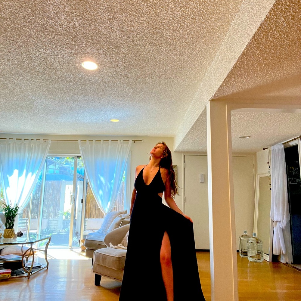 Light gauze layered maxi